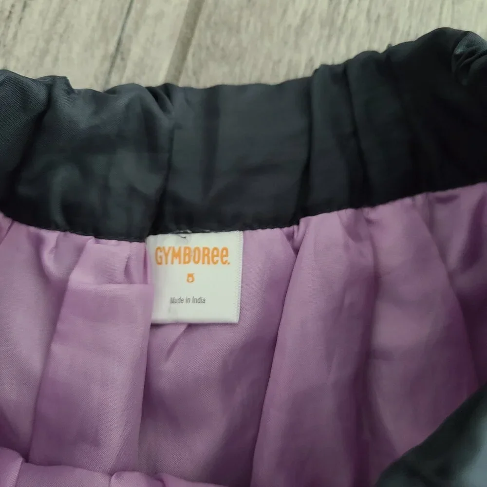 Gymboree Girls Purple Floral Tulle Skirt - Size 5